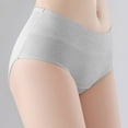 thumbnail image 5 of Period Underwear For Women Menstrual Panties Cotton Postpartum Easy Clean Teens Brief 4 Layer Leakproof Dark Gray*5pcs XL, 5 of 6