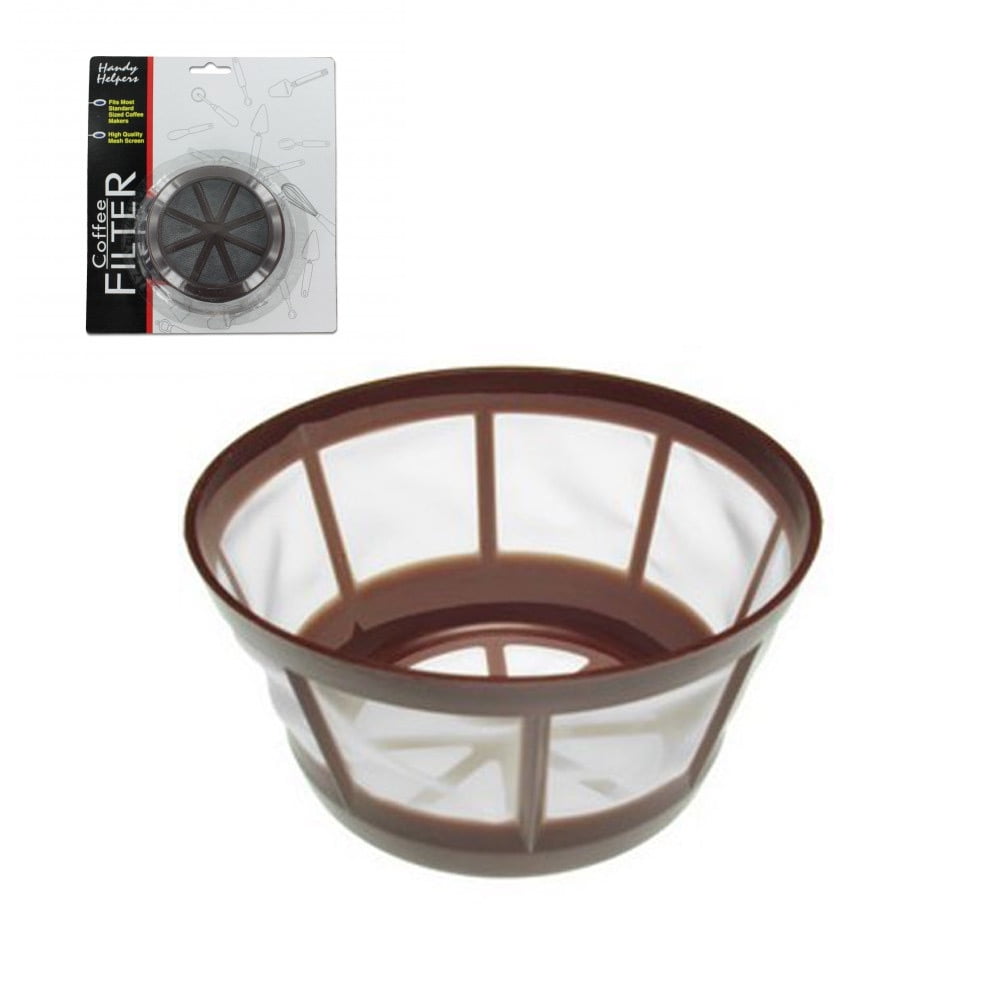 Universal Permanent Coffee Filter Basket Nylon Mesh Reusable Cone 812
