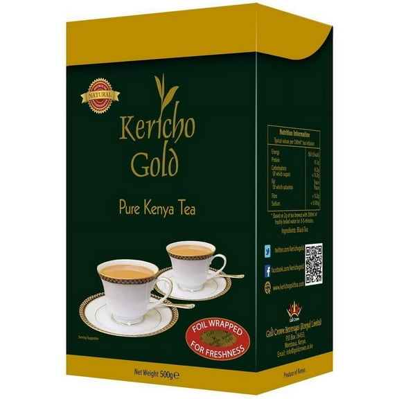 Loose Tea Leaf Black | Kericho Gold -Blend of Kenyas Finest Tea Quality Brew True Black Tea 500g
