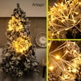 thumbnail image 2 of Luces serie 112 led star burst Artego con 2 ramos de 40cm de diámetro unidos de 56 leds BETA Decoración Navidad eventos bodas LED christmas string lights waterproof 8 modos uso temporizador, 2 of 7