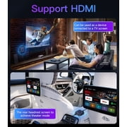 Wireless CarPlay Adapter, Wireless Android Auto Adapter with Netflix/YouTube/Miracast/World TV/Stream Media for Your Car, Magic Box CarPlay Multimedia AI Box for OEM Wired Apple CarPlay Cars