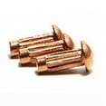 thumbnail image 2 of 500g Purple Copper Knurled Rivets , M4x10mm, 2 of 5