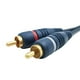 thumbnail image 4 of Cable adaptador RCA Y, cable RCA a Jack de 15 cm, 1 hembra a 2 RCA macho para subwoofer, Phono, AV, audio, subwoofer para coche (cable RCA Y, 2 unidades), 4 of 5