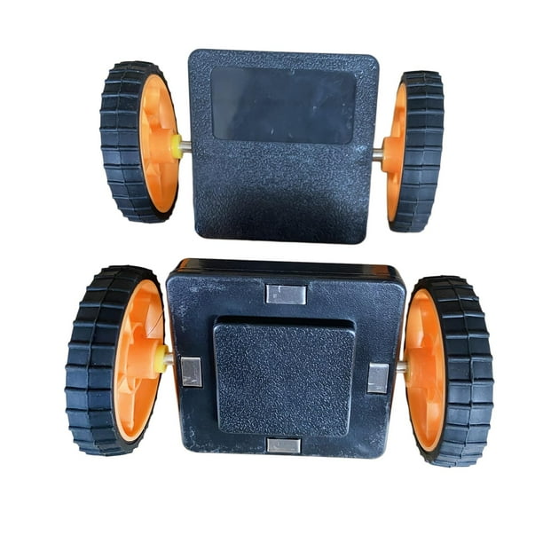 2 uds bloques de construcción magnéticos ruedas Base juguetes para niños DIY desarrollo del cerebro ruedas magnéticas accesorios para niños pequeños