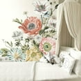 thumbnail image 3 of Vintage Poppy Floral Peel and Stick Giant Wall Decals, 3 of 7