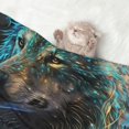 thumbnail image 2 of Yiaed Artistic Light Dot Wolf、 Print Dog Blankets-Cat Blanket Washable for Couch Protection,Puppy Blanket, Soft Plush Reversible Throw Furniture Protector-, 2 of 8