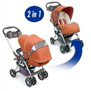 Combi I-Thru Convert-a-Carriage Stroller, Citrus