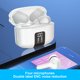 thumbnail image 5 of Auriculares inalámbricos Bluetooth 5.0 | Auriculares internos IPX5 a prueba de sudor con micrófono | Pantalla LED de alimentación | Sonido estéreo | Controles táctiles | 28h Tiempo de juego |, 5 of 8