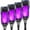 Purple, variant on 8 Pack Solar Lights, Outdoor Waterproof LED Decorative Lighting with Flickering Flame, Decorative Landscape Lights for Patio Garden Pathway Walkway Yard Lawn