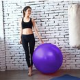 thumbnail image 5 of Exercising Balls, for Physical and Occupational Therapy, Yoga, Balance, Pilates, and Core Training-purple-65cm, 5 of 5