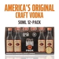 thumbnail image 3 of Tito's Handmade Vodka, 12 Pack 50 ml Bottles, 40.0% ABV, 3 of 14
