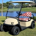 thumbnail image 4 of Pzuqiu American Flag Grunge 2-Piece Golf Cart Seat Covers - Breathable Washable Universal Fit for Most 2-Seater Golf Carts, 4 of 10