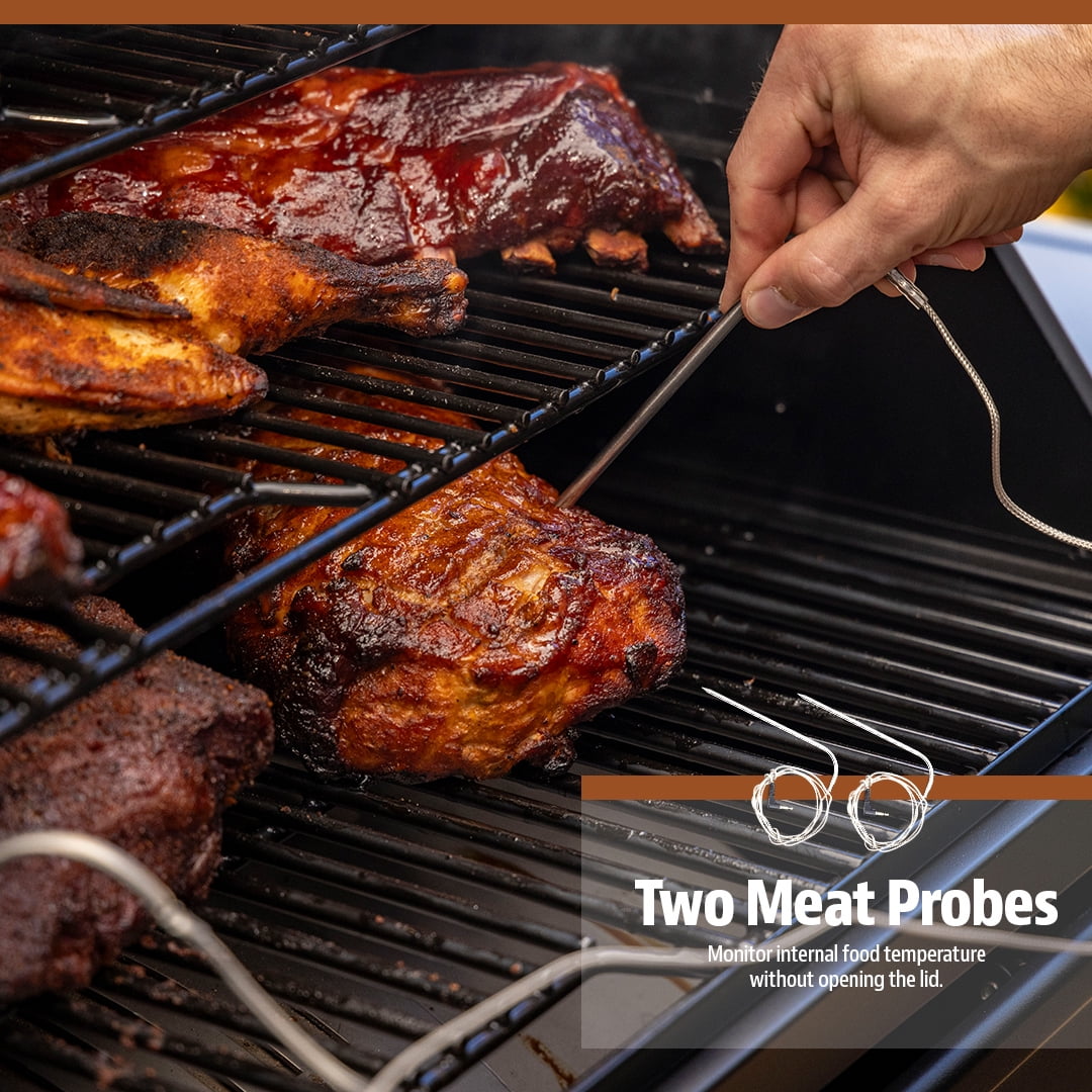 Pit Boss Pellet Smoker, Odessa 1250 Square Inch Wood Fired Pellet Grill with Wifi and Bluetooth, Onyx Series