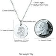 thumbnail image 6 of FindChic Birth Flower Necklaces for Women Stainless Steel Guardian Month Floral Peony Pendant Necklace for Birthday Christmas Jewelry with Gift Box, 6 of 8