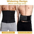 thumbnail image 3 of VASLANDA Sauna Waist Trimmer Belt, Wide Men Workout Waist Trainer, Sweat AB Belt with Adjustable Double Straps, Weight Loss Back Support Neoprene Snug Fit Belly Belt, 3 of 6