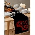 thumbnail image 6 of Game Console Table Runner 72 Inches, Red Black Gameing Modern Art Bed Runner Dresser Scarves Tabletop for Indoor Outdoor Parties/Ceremony/Banquet, 13" x 72", 6 of 8