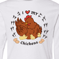 thumbnail image 4 of Inktastic I Heart My Chickens Long Sleeve Youth T-Shirt, 4 of 5