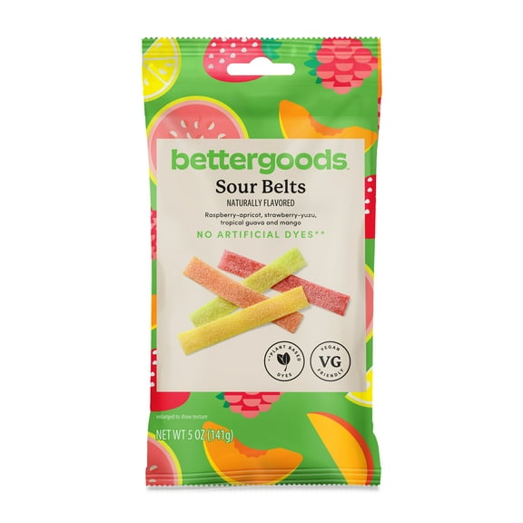 bettergoods Sour Gummy Belts, 5 oz.