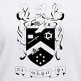 thumbnail image 3 of CafePress - Pi Alpha Phi Black And White Crest T Shirt - Womens Cotton V-Neck T-shirt, 3 of 4