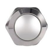 Silver 12V DC Waterproof Metal Circle Push Button Momentary Horn Switch Car/Boat