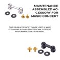 thumbnail image 4 of Sonducket Terminales de tambor de doble cara con arandela, instrumento de percusión Musical, accesorio de reparación de para concierto Accesorios para instrumentos musicales Tipo 1 Sonducket OD026306-01, 4 of 6