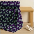 thumbnail image 4 of Soimoi Purple Cotton Poplin Fabric Banana Leaves Print Fabric by the Yard 42 Inch Wide, 4 of 7