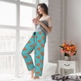 thumbnail image 4 of Uemuo Funny Chicken Pattern Women's Wide Leg Palazzo Lounge Pants with Pockets Light Weight Loose Comfy Casual Pajama Pants-Small, 4 of 9