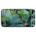 thumbnail image 2 of Chilfamy Tree Lake Nature Floor Mats, Front Door Mat Outdoor Entrance Felt Mat for Home, Anti-Slip Recycled Rubber, UV Resistant, Stain Resistant, All Seasons, Easy to Clean, Eco-Friendly, 2 of 6