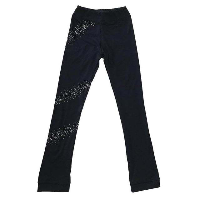 Skating Tights Crystal Sparkling Pants Figure Skate Leggings Star160