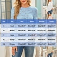 thumbnail image 5 of Amvlyk Long Sleeve Shirts for Women Solid Round Neck Loose Hollow Out Pullover Blouses Lightweight Casual Lace T-Shirts Spring Basic tops Clothes Comfy Fall Fashion Outfits 2025, 5 of 8