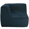 thumbnail image 3 of Modway Align Upholstered Corner Accent Chair in Azure, 3 of 4