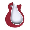thumbnail image 2 of Funda protectora para guitarra eléctrica, bolsa para guitarra, protección completa, ligera, protectora para guitarra, bajo, guitarra folclórica rojo, 2 of 8