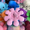 thumbnail image 4 of Poupée Pieuvre en Peluche Douce Double Face Joyeuse Triste et en Colère, 4 of 5
