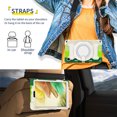 thumbnail image 6 of FJLBDE Case for Samsung Galaxy Tab A7 Lite 8.7 Inch 2021 SM-T220/T225/T227 with 360 Kickstand, Shoulder Strap Carrying Protective Cover, Multicolor Green, 6 of 6