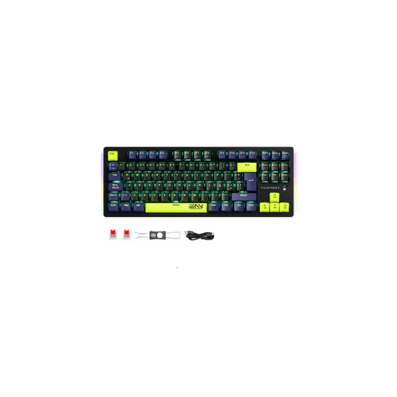Teclado Gamer 80% BLOOSOM Con Tecla Ñ Retroiluminación