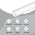 thumbnail image 3 of Uxcell 2 Pcs Clear Acrylic Pipes Round Tube for Lamps and Lanterns 17mm x 23mm x 350mm, 3 of 6