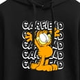 thumbnail image 3 of Garfield - Garfield Repeated - Juniors Cropped Pullover Hoodie, 3 of 5