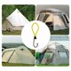 thumbnail image 5 of Ofertas Únicas 4 Pcs Cuerdas Elásticas con Ganchos de Metal Ganchos de Cuerda con Tapa Protectora para Toldos Amarillo, 5 of 6