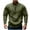 Army Green, variant on Mens Quarter Zip Sweatshirt Long Sleeve Fleece Pullover Casual Big and Tall Golf Shirts with Pocket Sweater Tops