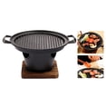 thumbnail image 3 of Thinsony BBQ Grill One Person Alcohol Stove Furnace Triangular Tools Lightweight Stripes 1Set, 3 of 6
