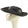 thumbnail image 5 of Byfri Skull Wings Tricorne Pirate Hat Punk Colonial Style Party Hat 56-58cm, 5 of 7