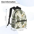 thumbnail image 2 of Balery Vintage Animals Palm Tree Mochila para Mujeres y Hombres, Mochila Ligera Casual para Viajes, Mochila Clásica Básica para la Universidad, 2 of 6
