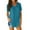 Sky Blue, variant on Womens Tops on Sale, Women's Summer V Neck Short Sleeve Loose Fit T Shirt With Arc Hem Large Size Solid Color Casual Shirts for Women Blouses for Women Dressy Casual Wine M