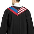 thumbnail image 4 of Mongolia Mix United States Flag Graduation Stole Sash For Study Aboard International Students, 4 of 9
