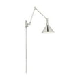 thumbnail image 4 of Nuvo Lighting Delancey Swing Arm Lamp Polished Nickel with Switch, 4 of 7