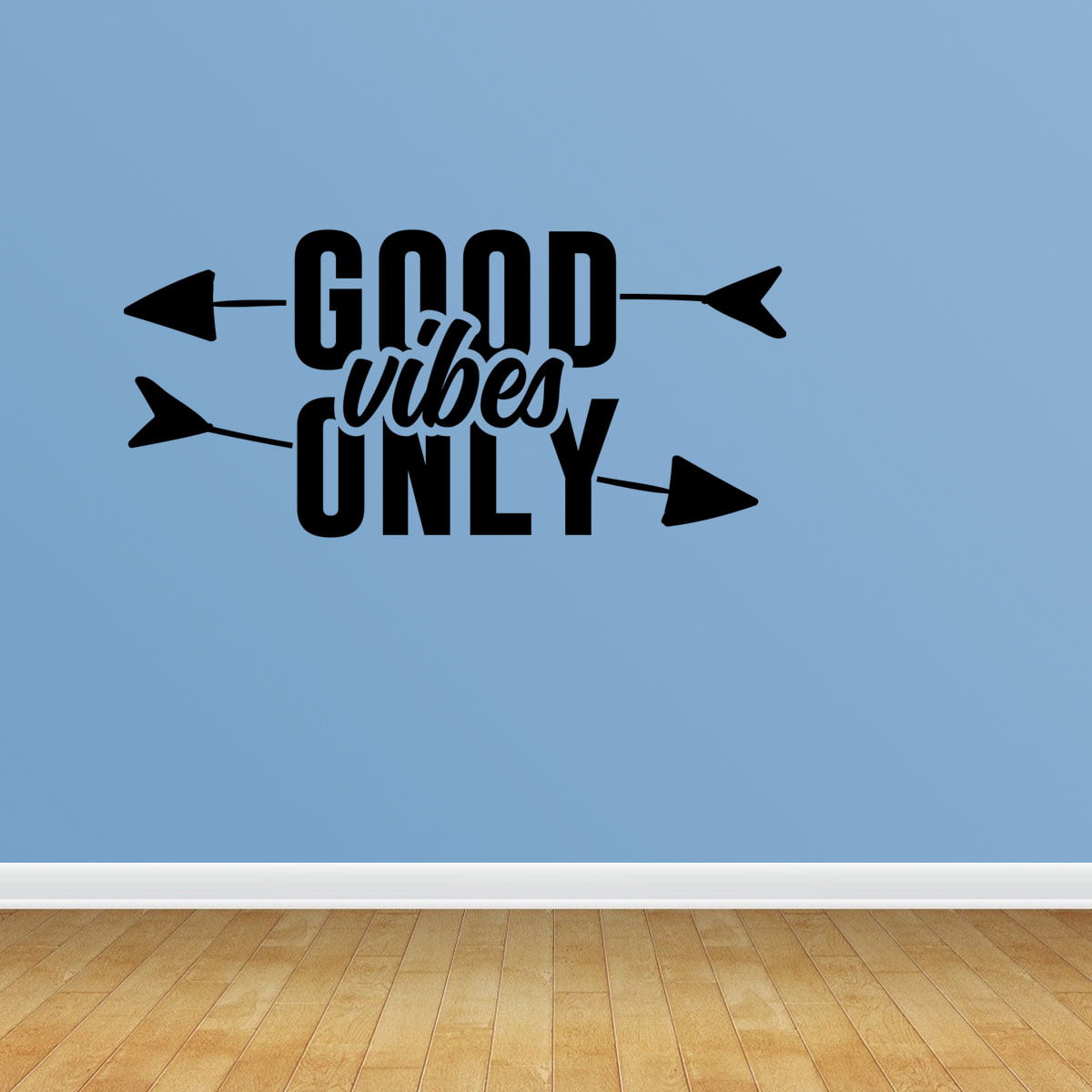 Positive Vibes Wall Decal Sticker Decor 