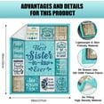 thumbnail image 5 of Sister in Law Gifts for Women, Best Sister in Law Birthday Gifts Ideas, Gifts for Sister in Law, Future Sister in Law Wedding Gifts, Sister in Law Blanket 50"x60", 5 of 6