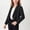 Black-1, variant on Toddler Girls Blazer Jacket Notched Lapel School Uniform Formal Suit Jacket