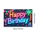 thumbnail image 7 of Neon Lights Birthday Banner Party Decoration Happy Birthday for Birthday Celebration Kids Party Indoor Decoration, 7 of 7
