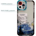 thumbnail image 3 of Compatible para iPhone 13 Pro Max Pintura al óleo Funda de noche estrellada con lente protectora Soft Tpu Funda linda para teléfono a prueba de golpes para Iphone 13 Pro Max 6.7 Inc, 3 of 5